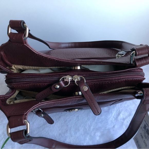 Giani Bernini Promo Pebble Bag, Wine - Picture 6 of 12